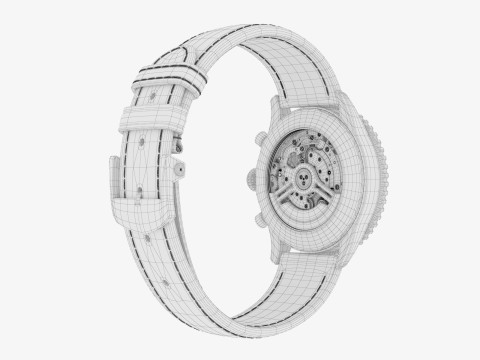 Navitimer B01 Chronograph 46 3D Модель
