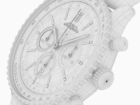 Navitimer B01 Chronograph 46 3D Модель