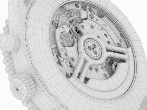 Navitimer B01 Chronograph 46 3D Модель