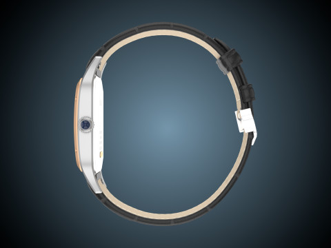 Santos Dumont watch 3D Model