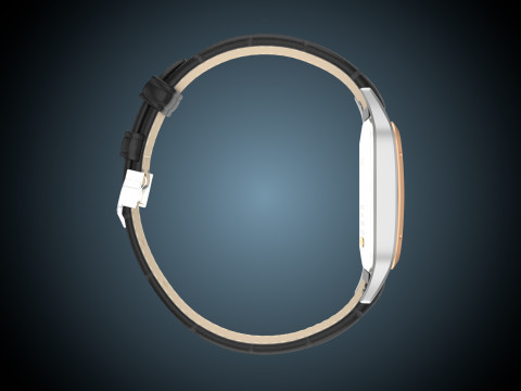 Santos Dumont watch 3D Model