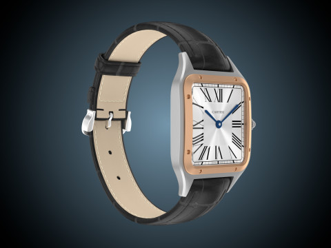 Santos Dumont watch 3D Model