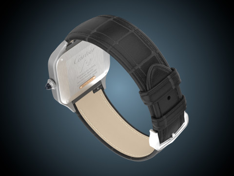 Santos Dumont watch 3D Model