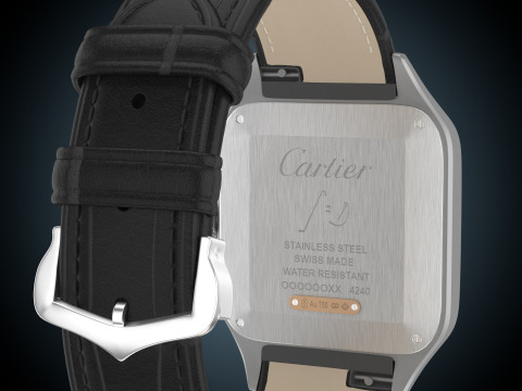 Santos Dumont watch 3D Model