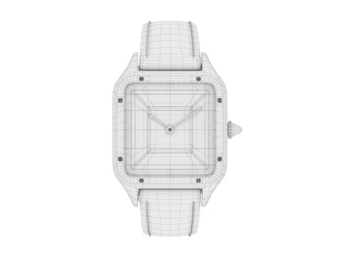 Santos Dumont watch 3D Model
