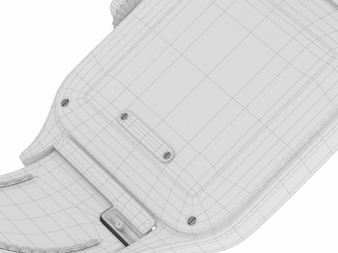 Santos Dumont watch 3D Model