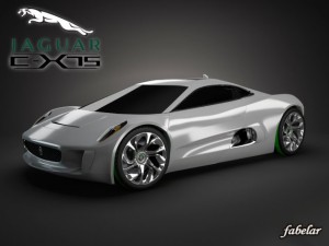 jaguar cx75 3D Model