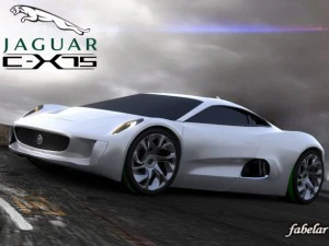 jaguar cx75 3D Model
