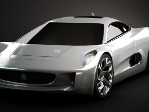 jaguar cx75 3D मॉडल
