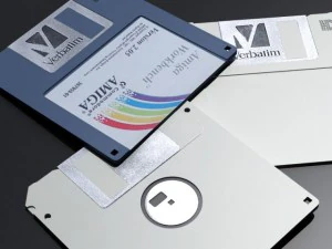 floppy disk std mat 3D Model