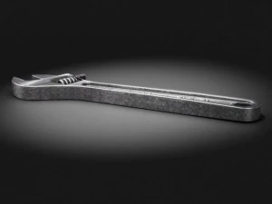 조정 가능한 렌치 3D 모델