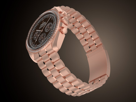 Omega Speedmaster Moonwatch professional Modelo 3D
