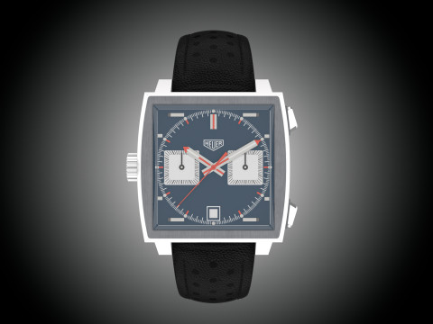 Tag Heuer Moncao 3D Model