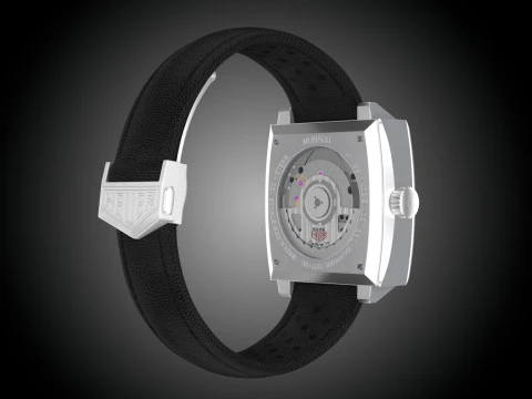 Tag Heuer Moncao 3D Model
