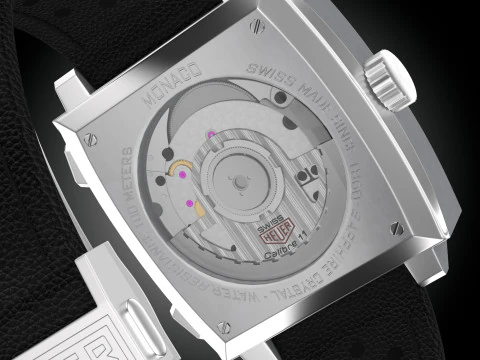 Tag Heuer Moncao 3D Model