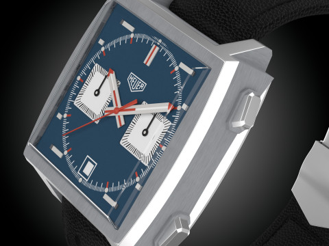 Tag Heuer Moncao 3D Model