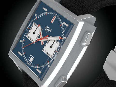 Tag Heuer Moncao 3D Model
