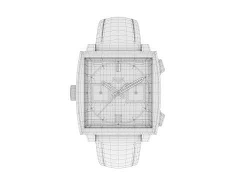 Tag Heuer Moncao 3D Model