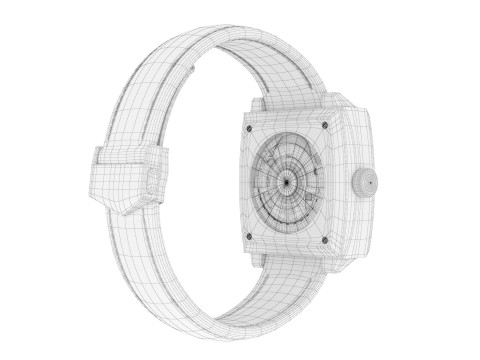 Tag Heuer Moncao 3D Model