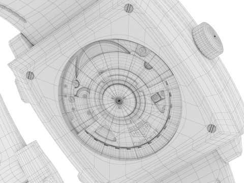 Tag Heuer Moncao 3D Model