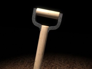 shovel soil std mat 3D Model