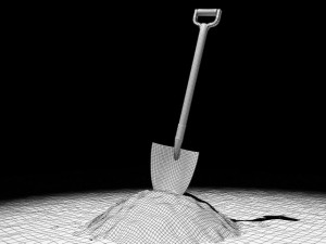 shovel soil std mat 3D Model