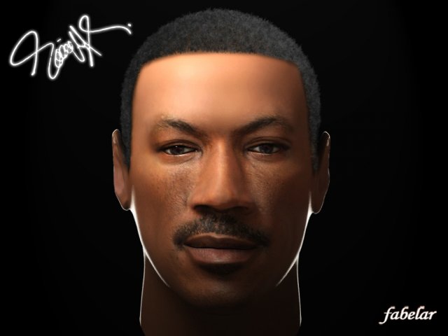 eddie murphy Modèle 3D .c4d .max .obj .3ds .fbx .stl .blend 