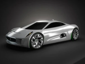 jaguar cx75 std mat 3D Model
