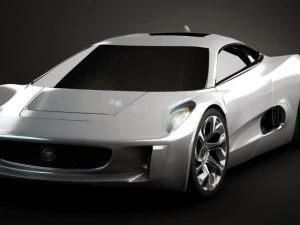 jaguar cx75 std mat 3D Model
