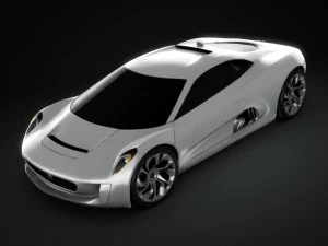 jaguar cx75 std mat 3D Model