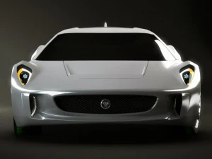 jaguar cx75 std mat 3D Model
