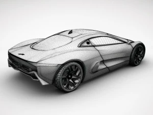 jaguar cx75 std mat 3D Model