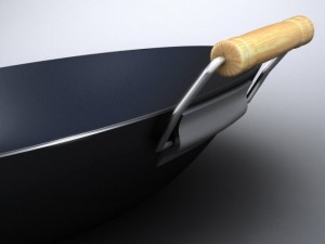 wok 3D-Modell