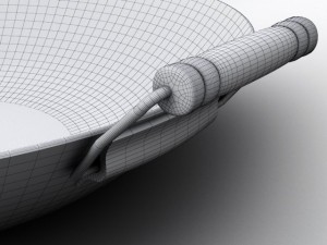 wok 3D-Modell