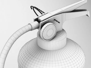 fire extinguisher std mat 3D Model