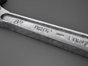 adjustable wrench std mat Model 3D