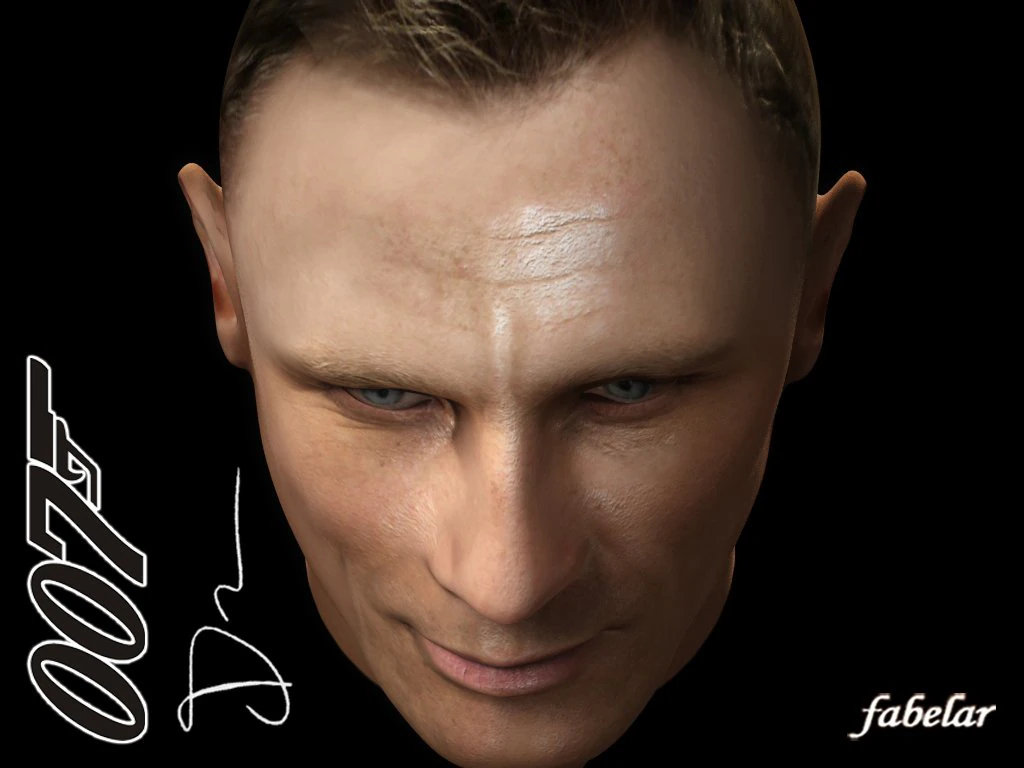daniel craig std mat 3D Model .c4d .max .obj .3ds .fbx .stl .blend