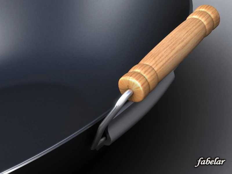 wok 2 std mat 3D Model .c4d .max .obj .3ds .fbx .stl .blend 