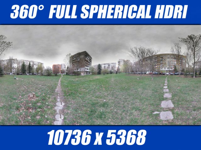 hdri public garden 1 3D Modell .c4d .max .obj .3ds .fbx .stl .blend