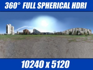 hdri public garden 2 Modèle 3D