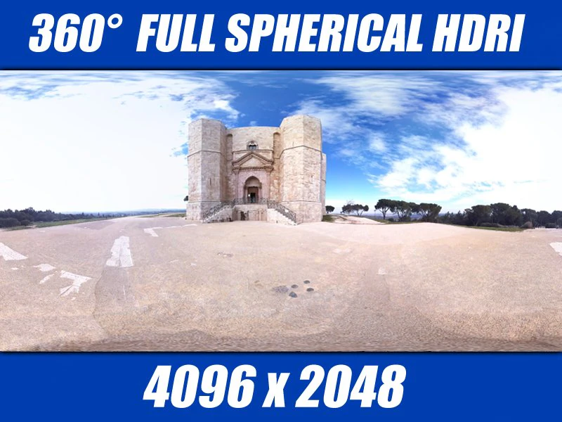 hdri castel del monte 2 CG Textures .c4d .max .obj .3ds .fbx .stl .blend 