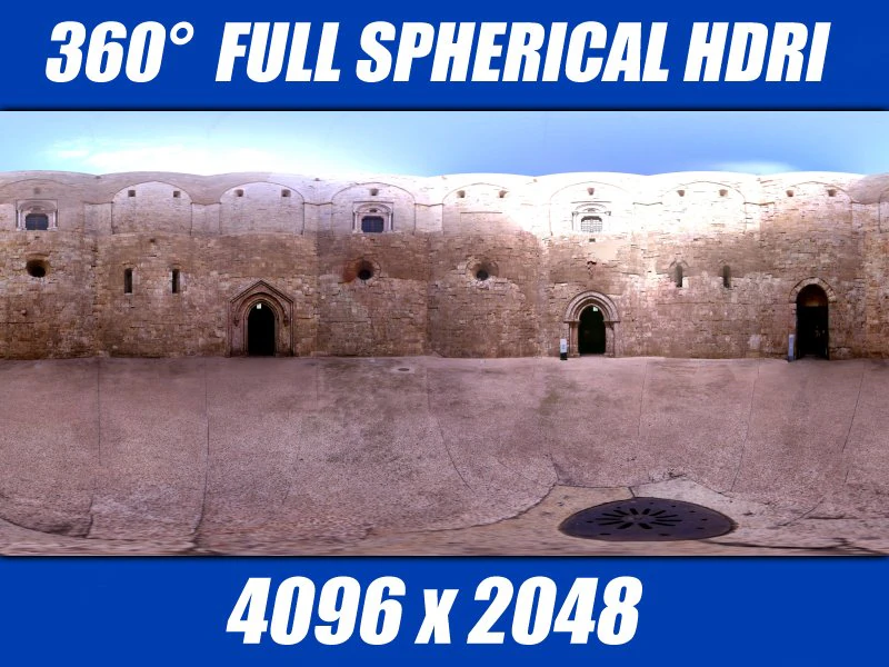 hdri castel del monte 3 CG Textures .c4d .max .obj .3ds .fbx .stl .blend 