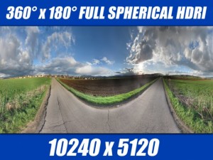 texture hdri countryside 1 Modèle 3D