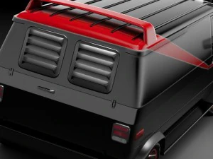 ateam gmc van std mat 3D Model