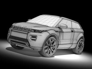 range rover evoque 3D-Modell