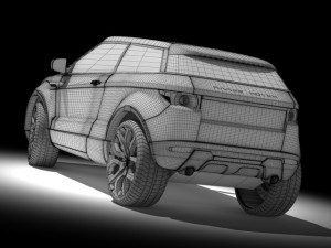 range rover evoque 3D-Modell