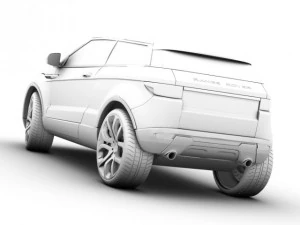 range rover evocativo Modello 3D