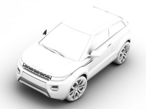 range rover evoque 3D-Modell