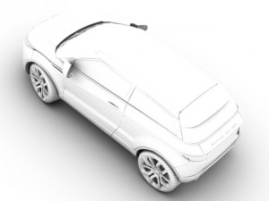 range rover evoque 3D-Modell