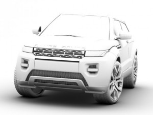 range rover evoque 3D-Modell